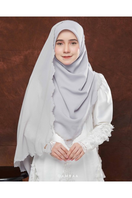 SELENDANG KUNTOM SOFT SILVER